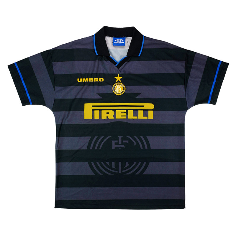 1997-98 Inter Milan Retro Football Kit Third Soccer Jersey